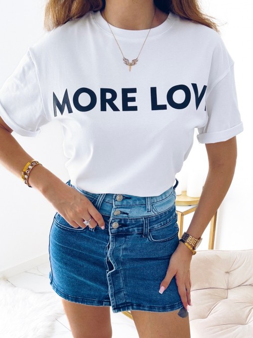 T-shirt MORE LOVE WHITE