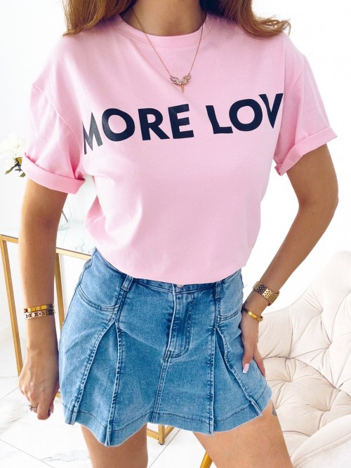 T-shirt MORE LOVE ROSE