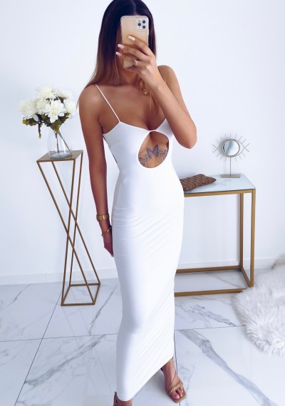 Sukienka LEXY maxi biała 3