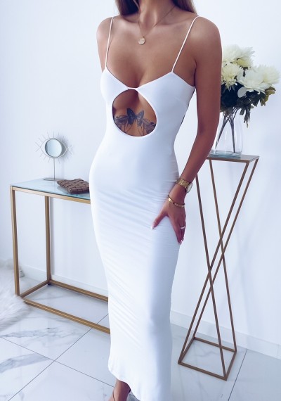 Sukienka LEXY maxi biała 11