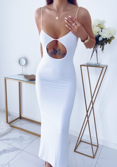 Sukienka LEXY maxi biała 13