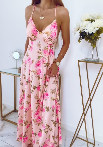 Sukienka LIVIA maxi kwiatowy print