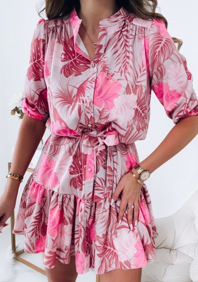 Sukienka NATH w kwiatowy print ROSE