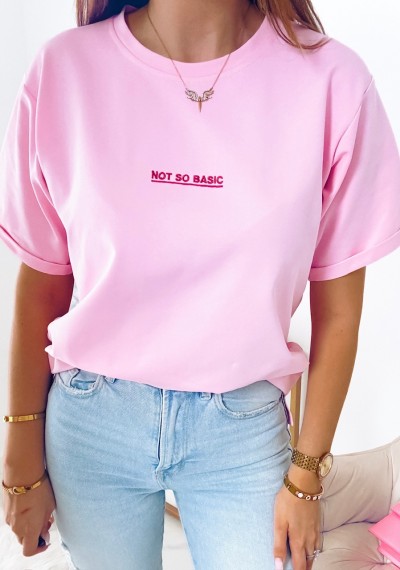 T-shirt NO BASIC ROSE