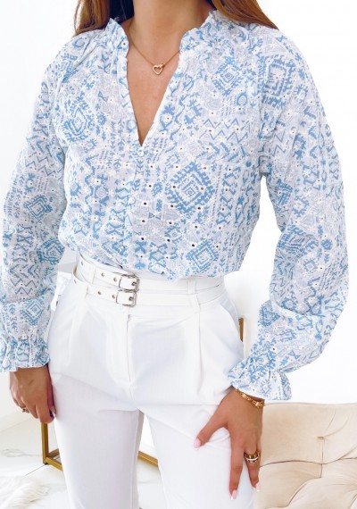 Bluzka DORIS z ozdobnym haftowaniem 6