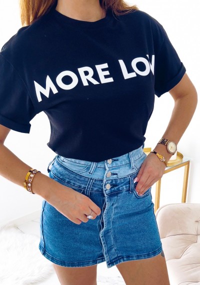 T-shirt MORE LOVE BLACK 3