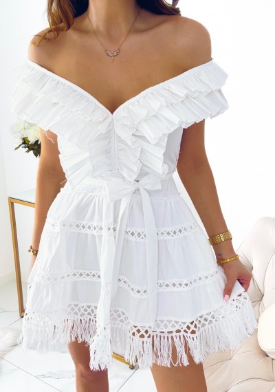 Sukienka ROBIN boho WHITE 1